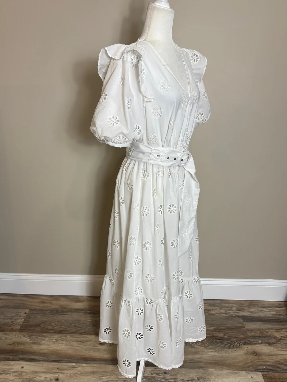 Kate Spade New York Spade Clover Eyelet Dress.